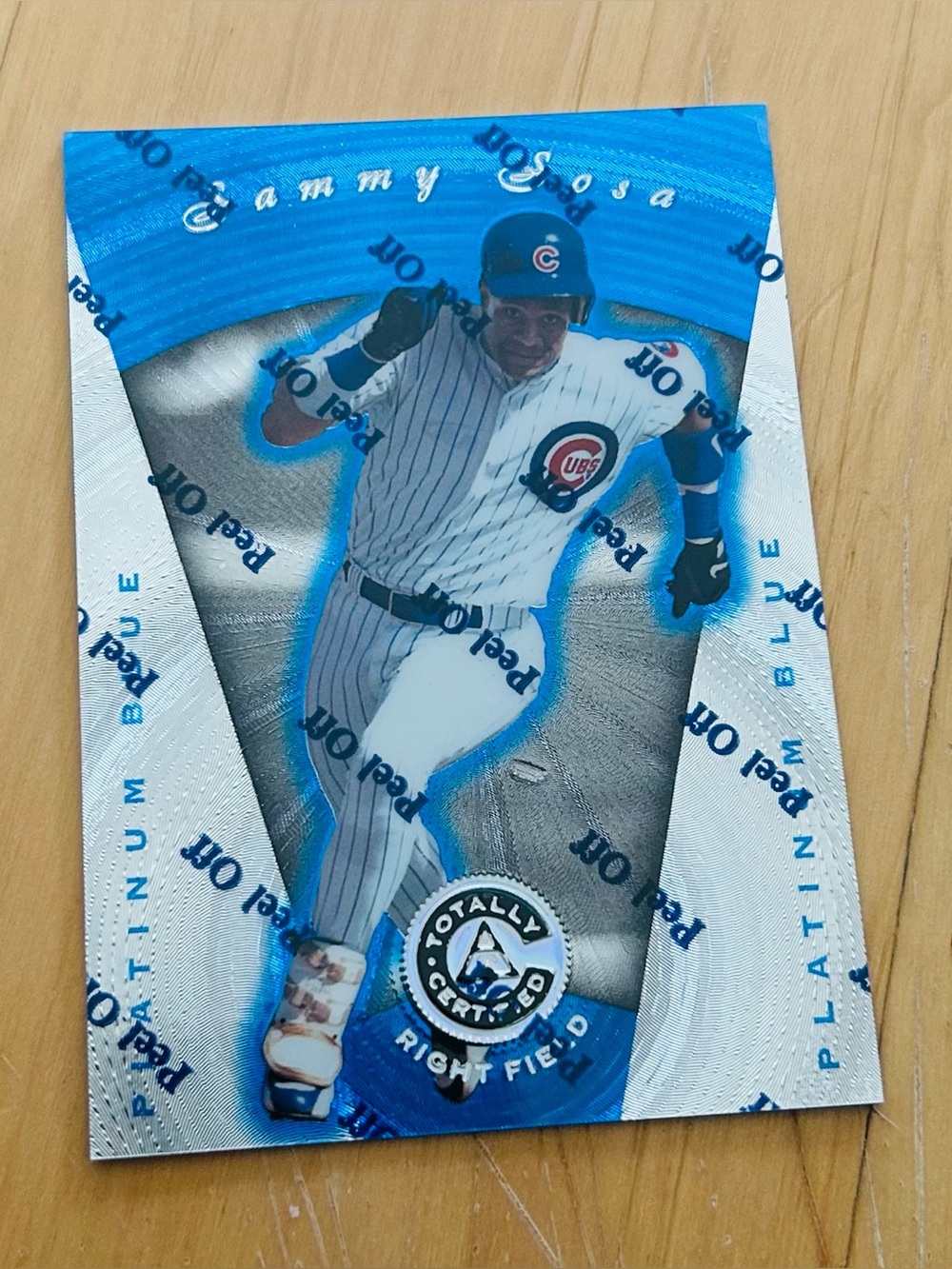 Pinnacle Trading Card Co. Serial Numbered Vintage 1997 Totally Certified Sammy